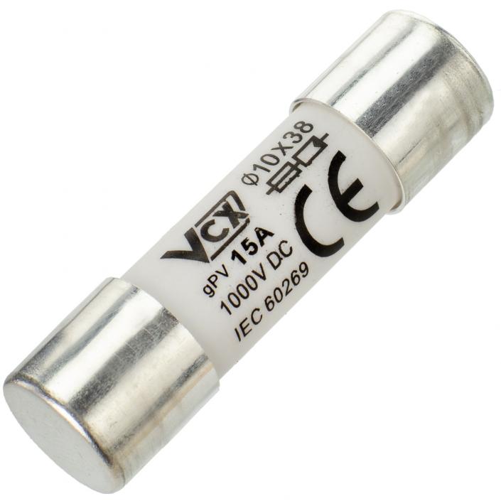 Bezpiecznik VCX 10x38 15A 1000VDC (1)