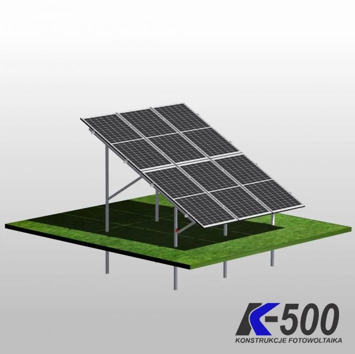 K502 XL - Konstrukcja gruntowa na 6 modułów (1)