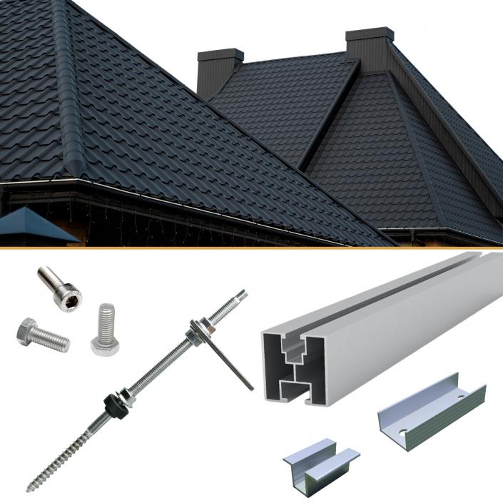 Zestaw mont. na 6 mod. 3x2 BLACHODCH. BL. TRAPEZ. (1)