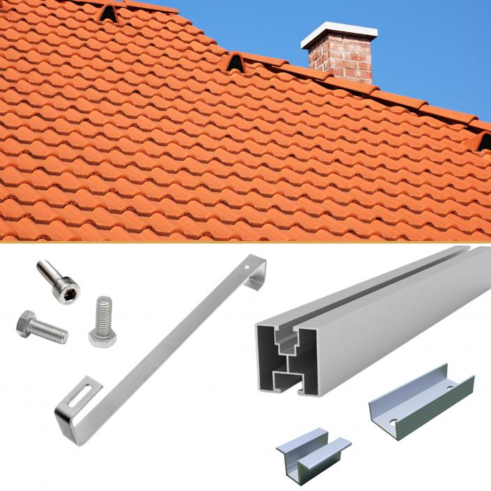 Zestaw mont. na 4  mod. 2X2 Hak Eska DACHÓWKA (1)