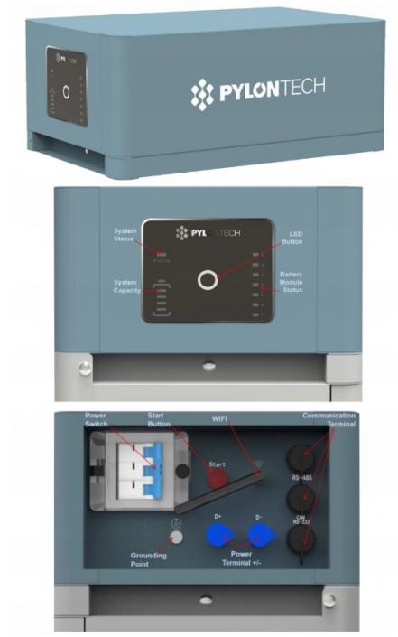 BMS Pylontech Force H2 - Moduł sterujący BMS (2)
