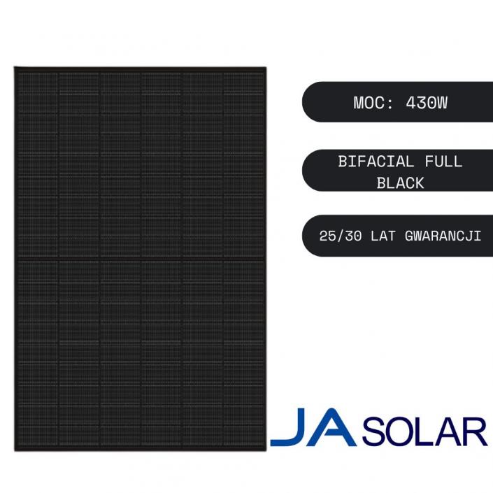 Panel fotowoltaiczny JA SOLAR 430W Bif Full Black (1)