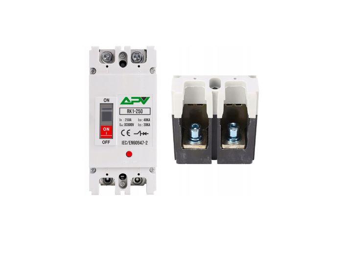 Rozłącznik MCCB 500VDC 250A 2P APV (1)
