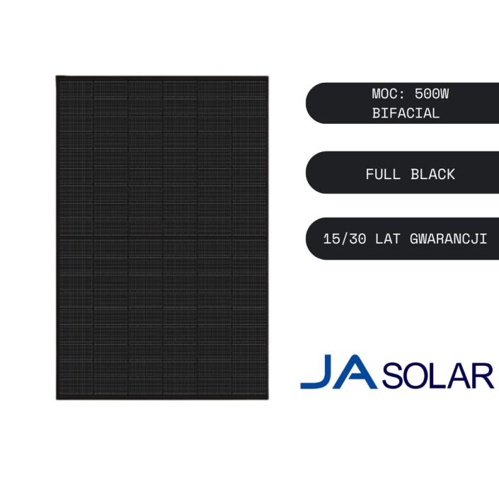 Panel fotowoltaiczny JA Solar Bif 500W Full Black (1)
