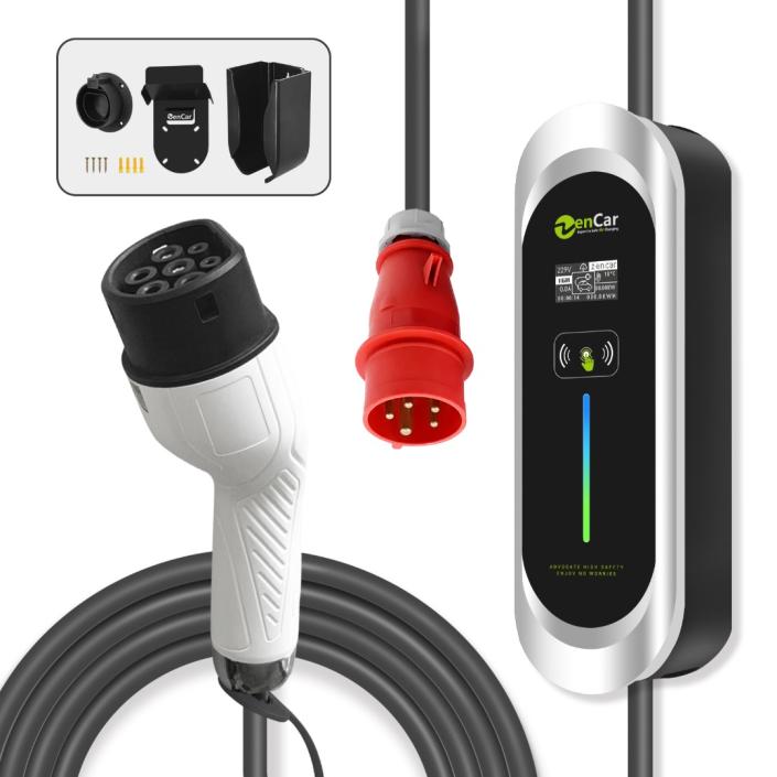 Ładowarka przenośna ZENCAR 11kW 6-16A LTE (1)