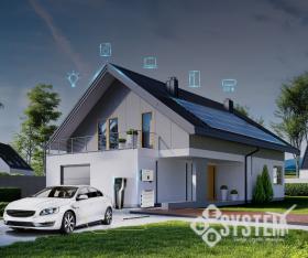 Obrazek dla: ELEKTROWNIA FOTOWOLTAICZNA HYBRYDOWA  DLA DOMU 8KW/7,5kWh 3F + MONTAŻ!