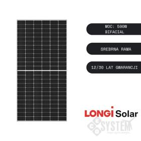 Obrazek dla: Panel Fotowoltaiczny Longi 590W LR572HGD Srebrna 