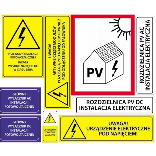 Etykiety ostrzegawcze P.Poż -zdjęcie numer 1