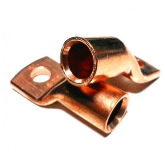 Końcówka kablowa miedziana 50/oczko 8mm -zdjęcie numer 1