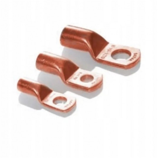 Końcówka kablowa miedziana 6/oczko 8mm pow gal. -zdjęcie numer 1