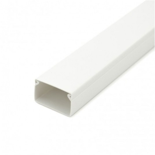 Korytko montażowe 25x40 Plastikowe Białe 2m -zdjęcie numer 1