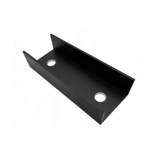 Łącznik szyn CZARNY Ral 9005 40x40 120mm -zdjęcie numer 1