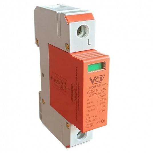 Ogranicznik AC VCX B+C 1 Faza 1P 7kA -zdjęcie numer 1