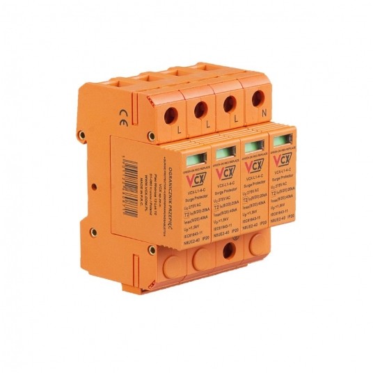 Ogranicznik przepięć ETI AC C T2 4P 4M -zdjęcie numer 1