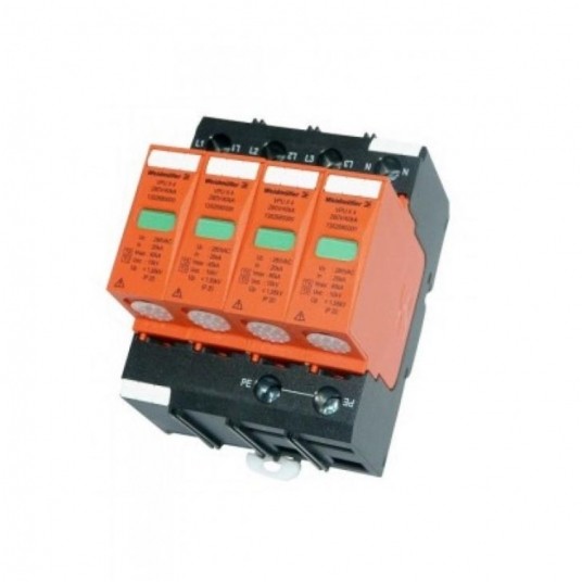 Ogranicznik przepięć Weidmuller AC 3Fazy T1+T2 -zdjęcie numer 1