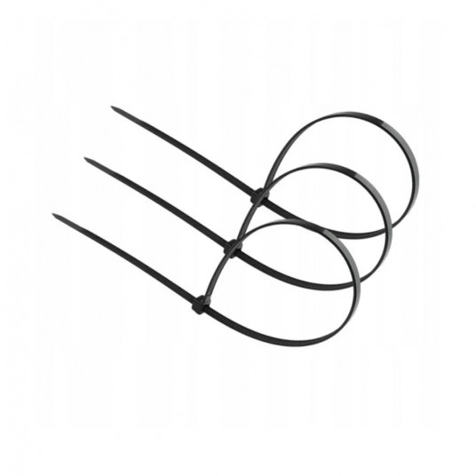 Opaska zaciskowa 245X4,6mm CZARNA 100szt -zdjęcie numer 1