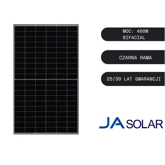 Panel JA Solar 460W JAM54D40-460/LB Bifacial BFT -zdjęcie numer 1