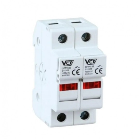 Podstawa bezpiecznikowa VCX 2P Podświetlona -zdjęcie numer 1