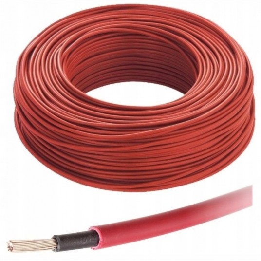 Przewód HK solarny 4mm2 czerwony -zdjęcie numer 1
