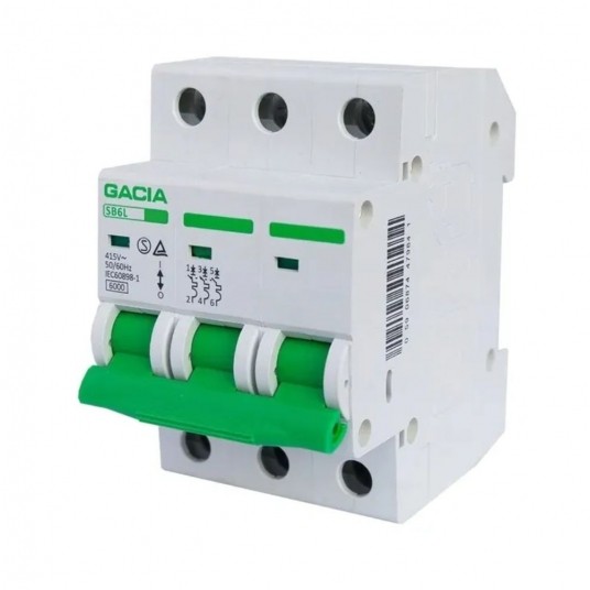 Rozłącznik nadprądowy B10 VCX/GACIA 3 FAZY -zdjęcie numer 1