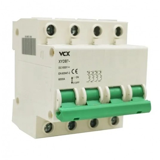 Rozłącznik nadprądowy C20A 1000VDC 4P -zdjęcie numer 1