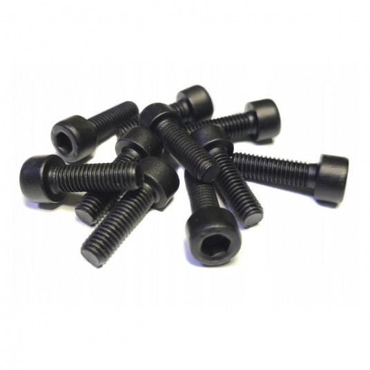 Śruba Imbusowa CZARNA M8x25mm A2 -zdjęcie numer 1