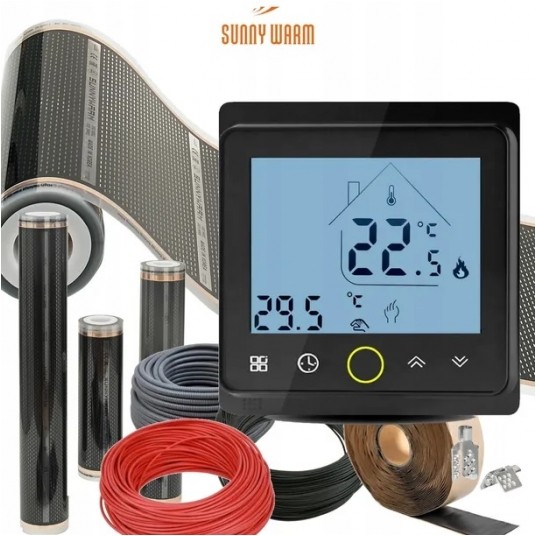 SunnyWarm - zestaw folli - 40m2 80W/m2 100cm EC102 -zdjęcie numer 1