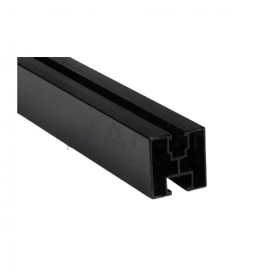 Szyna Alu profil montażowy Czarny 2400mm 40x40 -zdjęcie numer 1