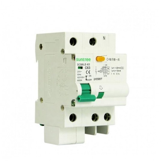 Wyłącznik Różnicowoprądowy Suntree 100mA 25A 1 Faz -zdjęcie numer 1