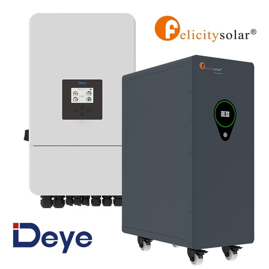Zestaw falownik hybrydowy Deye 10 kW + magazyn energii Felicity 23,5 kWh LV -zdjęcie numer 1