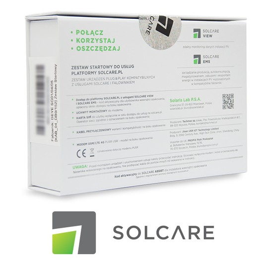 Zestaw startowy SOLCARE EMS Deye SG01/04/05 -zdjęcie numer 2