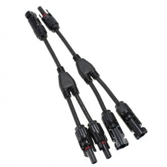 Złącze 2-1 Y MC4 równoległy komplet -zdjęcie numer 1