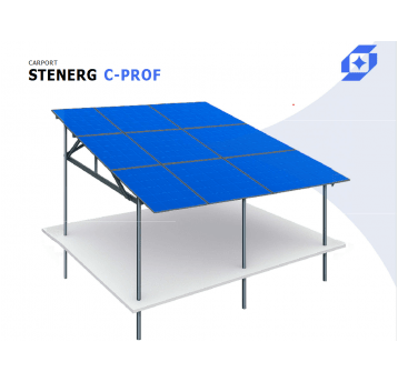 Carport PV C-Proof V3 Wbijany STENERG 3x4