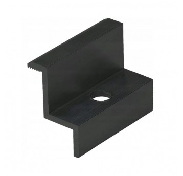 Klamra końcowa 38mm CZARNA Ral 9005