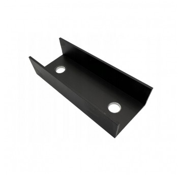 Łącznik szyn CZARNY Ral 9005 40x40 120mm