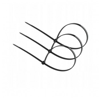Opaska zaciskowa 245X4,6mm CZARNA 100szt