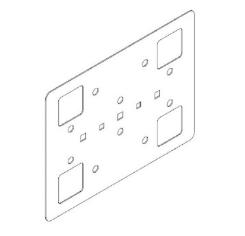 Podkładka pod dach membranowy 225 x 300 x 1,5 mm - 10 szt.
