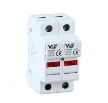 Podstawa bezpiecznikowa VCX 2P Podświetlona