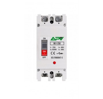 Rozłącznik MCCB 500VDC 250A 2P APV