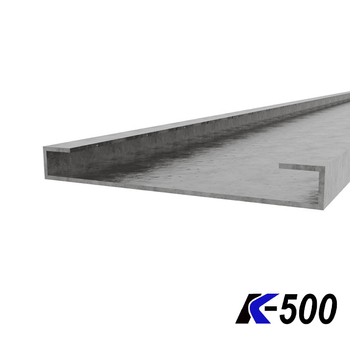 Rynna szeroka L6500 do szyny 40x60