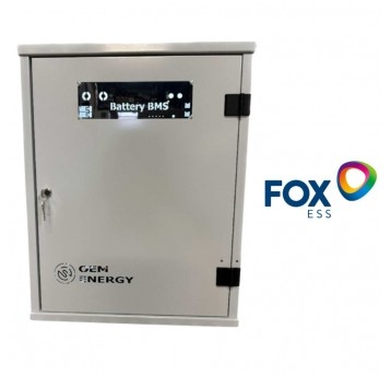 Skrzynia na BMS i 4 akumulatory