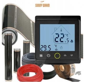 SunnyWarm - zestaw folli - 7m2 80W/m2 50cm EC102