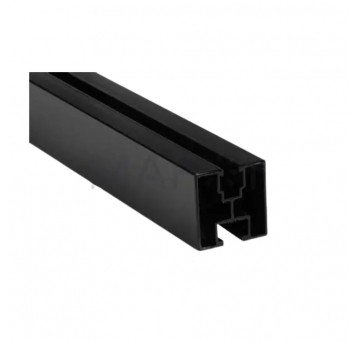 Szyna Alu profil montażowy Czarny 2400mm 40x40