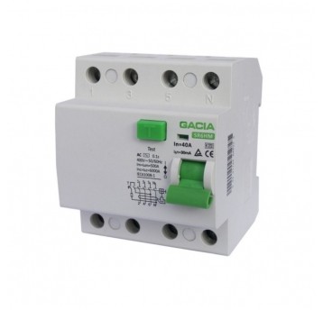 Wyłącznik Różnicowoprądowy GACIA 100mA 25A 3 Faz