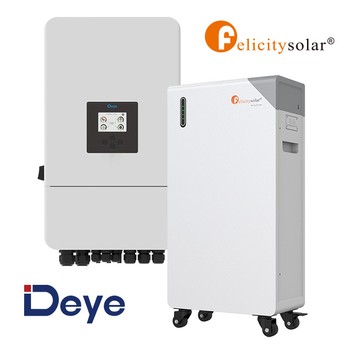 Zestaw falownik hybrydowy Deye 8 kW + magazyn energii Felicity 16 kWh LV